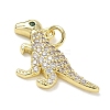 Brass with Rhinestone Pendants RB-CBA6830-18G-06-2