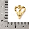 Rack Plating Brass Micro Pave Cubic Zirconia Perdants KK-C067-04G-3