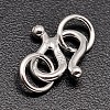 Sterling Silver S-Hook Clasps STER-F014-01B-1