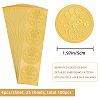 Self Adhesive Gold Foil Embossed Stickers DIY-WH0211-247-2