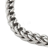304 Stainless Steel Wheat Chain Bracelets for Men BJEW-B093-04P-2