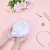 Mesh Veil Cloth Hair Bands AJEW-WH0248-740B-3