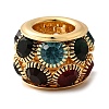 Rhinestone Brass Beads KK-D295-04G-02-1