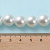 Baking Painted Pearlized Glass Pearl Round Bead Strands X-HY-Q003-12mm-01-5