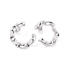 Non-Tarnish 304 Stainless Steel Stud Earring for Women EJEW-F287-03P-1