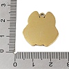 201 Stainless Steel Pendants STAS-C095-41G-3