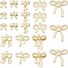 48Pcs 8 Styles Bowknot Alloy Pendants FIND-DC0007-72C-1