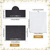 100Pcs Handmade with Love Printed Folding Paper Card Header CDIS-SP0001-32-2