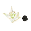 Light Gold Alloy Enamel Brooch JEWB-K018-39B-G-3
