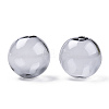 Transparent Blow High Borosilicate Glass Globe Beads X-GLAA-T003-09G-2