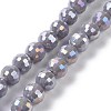 Electroplate Glass Beads Strands GLAA-E036-13A-1