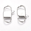 304 Stainless Steel Lobster Claw Clasps STAS-I082-13P-04-2