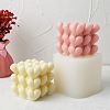 Heart-shaped Bubble Cube Candle Food Grade Silicone Molds DIY-D071-01-1