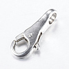 Tibetan Style Alloy Lobster Claw Clasps X-TIBE-T002-15AS-NR-2