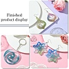 DIY Leaf Flower Earring Jewelry Making Kit DIY-YW0009-39-6