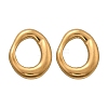 304 Stainless Steel Chunky Oval Studs Earrings for Women EJEW-K306-28G-4