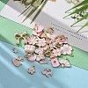 60Pcs 30 Style Alloy Enamel Pendants ENAM-LS0001-06LG-4