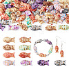 50Pcs 10 Colors Synthetic Turquoise Beads TURQ-TA0001-08-1