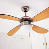 2Pcs 2 Style Baseball Theme PU Leather & Wood Ceiling Fan Pull Chain Extenders FIND-GF0005-92-7