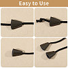 40Pcs 10 Colors Leather Cord Ends FIND-CA0011-38-4