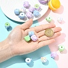 6Pcs 6 Colors Opaque Acrylic Beads SACR-YW0002-14-5
