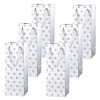 Paper Wave Point Glitter Powder Carry Storage Tote Bags ABAG-TAC0035-15B-1
