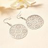 304 Stainless Steel Dangle Earrings EJEW-R015-01P-02-2