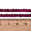 Dyed Natural Agate Beads Strands G-T138-211E-5