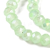 Baking Electroplate Glass Beads Strands LS-DGLA-A039-J6MM-B10-3