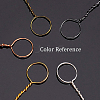 Round Copper Wire for Jewelry Making CWIR-BC0004-0.15mm-02-6