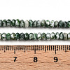 Natural Green Spot Jasper Beads Strands G-T141-41-5