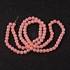 Imitation Jade Glass Beads Strands X-DGLA-S076-8mm-07-5