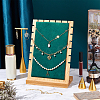 Bamboo Wood Multiple Necklace Display Stands NDIS-WH0003-008-5