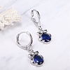 Platinum Tone Stainless Steel Dangle Earrings EJEW-EE0002-04B-3