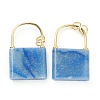 Natural Blue Aventurine Pendants G-B012-16G-02-2