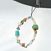 Acrylic & Resin & Porcelain & Synthetic Quartz Crystal Mobile Straps HJEW-FS00001-2