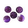 Spray Painted Natural Akoya Shell Connector Charms LS-BSHE-S304-17D-1