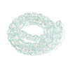 Handmade Foil Lampwork Beads Strands FOIL-T008-01F-1