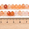 Natural Red Agate Beads Strands G-C259-A37-5x8mm-5