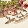 Iron Hair Barrette Findings IFIN-PH0024-37P-3