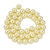 Eco-Friendly Dyed Glass Pearl Round Beads Strands HY-A002-10mm-RB012-5