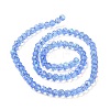 Electroplate Glass Beads Strands EGLA-A044-T6mm-L14-2