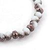 Electroplate Glass Beads Stretch Bracelets BJEW-JB04021-01-2