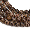 Tibetan Style dZi Beads Strands GG-NH0001-A02-8MM-4
