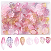 120Pcs 8 Styles Glass Pendants GLAA-FS0002-38-1