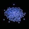 Luminous Glow in the Dark Transparent Glass Round Beads GLAA-F124-B01-2