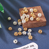 30Pcs 6 Style Brass Beads KK-TA0001-24-6