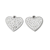 201 Stainless Steel Rhinestone Pendants STAS-V005-05P-02-1