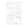 Laser Hot Stamping Nail Art Stickers Decals MRMJ-R088-33-R082-01-1