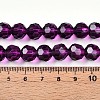 Baking Paint Transparent Glass Beads Strands LS-DGLA-A035-T10mm-A09-5
